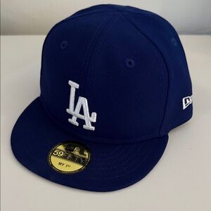 New Era Navy Fitted Cap with White Logo